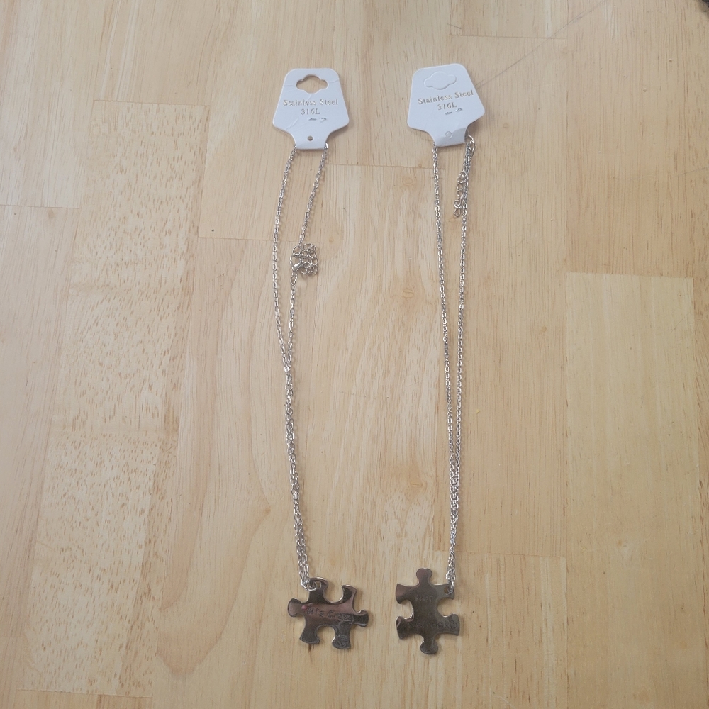 NWT couples necklace